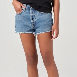 Agolde Parker Vintage Cut Off Short In Chorus Medium Wash 28